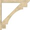 Ekena Millwork Merced Slat Rough Sawn Outlooker, Douglas Fir, 6"W x 46"D x 46"H OUT06X46X46MRC06RDF - alternate 2